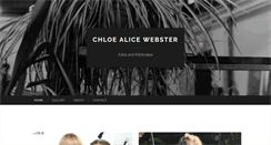 Desktop Screenshot of chloewebster.com